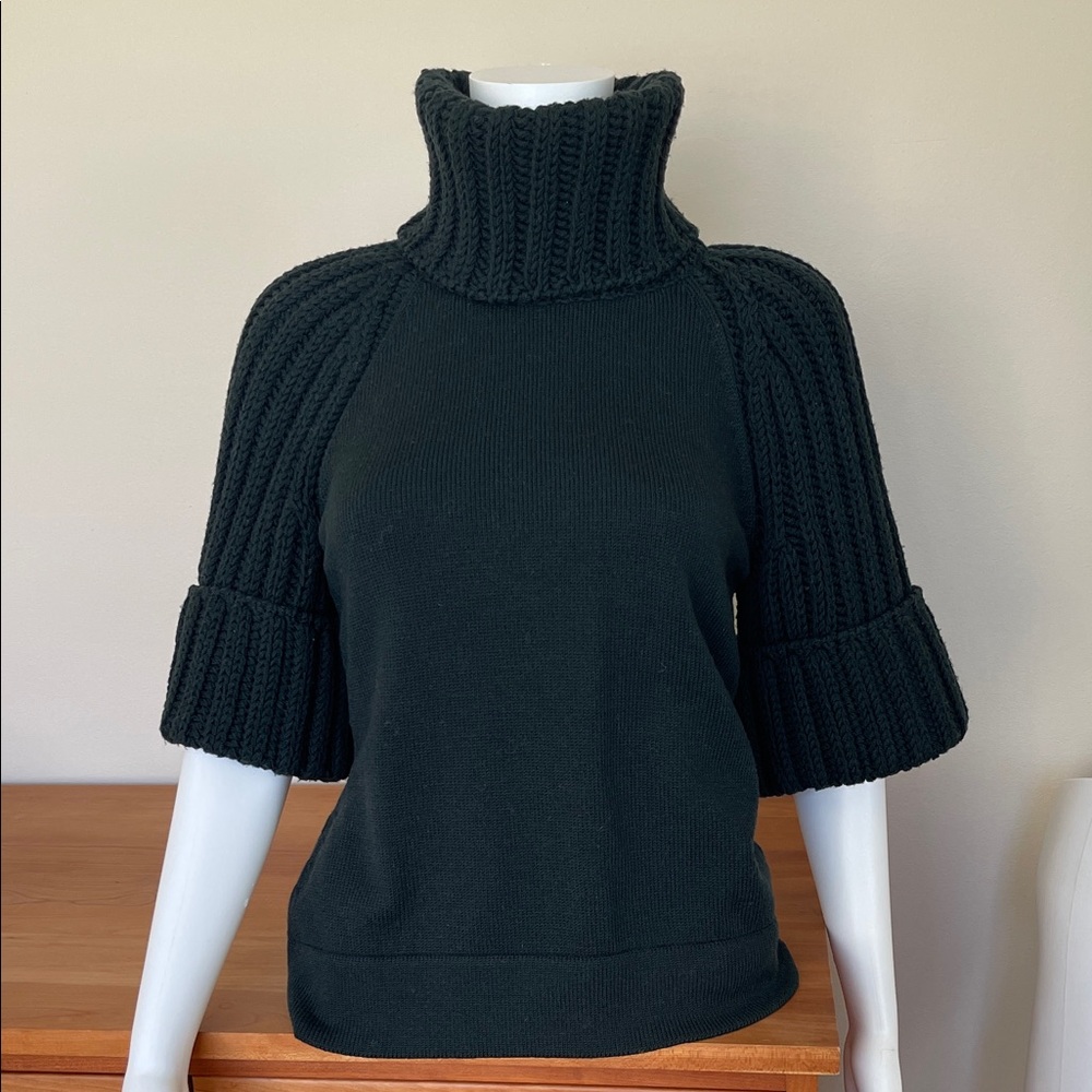 Authentic Fendi Deep Green  Cowl Neck Sweater